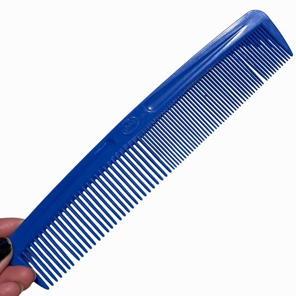 Vintage Goody Dressing Comb 7" Sky Blue - Made in USA EUC!